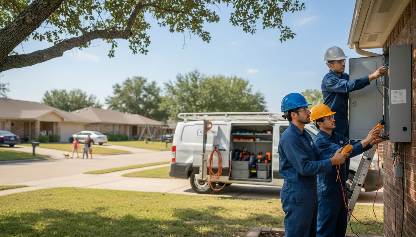 Certified electrician providing emergency electrical services in Washington, MI